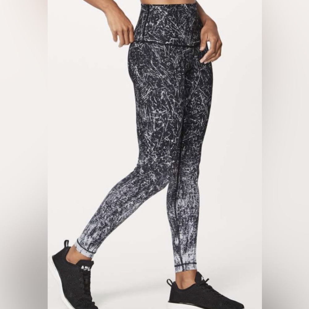 lululemon athletica Black and White Leggings